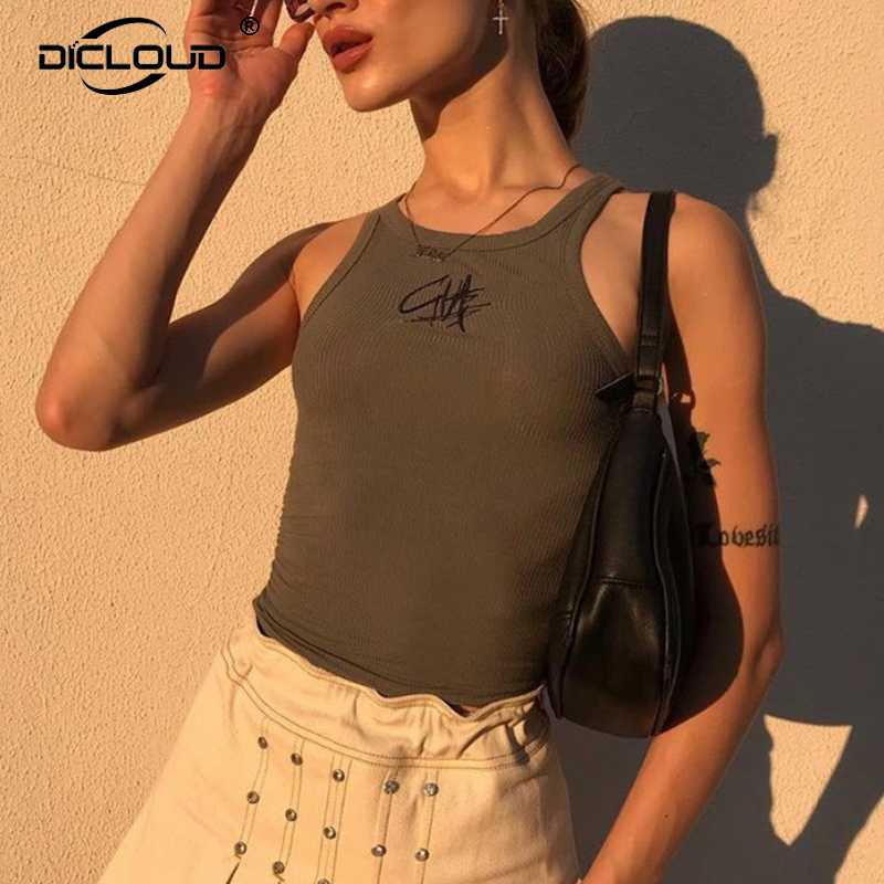 Chic Bella Fashion Gia Letter Embriodery Tank Top Women Summer Cotton Skinny Crop Tops Vintage Punk Girls Sleeveless Tees Tshirt, Black short tank
Chic Bella Fashion Gia Letter Embriodery Tank Top Women Summer Cotton Skinny Crop Tops Vintage Punk Girls Sleeveless Tees Tshirt, Black short tank