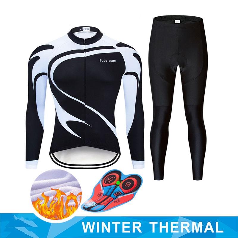2020 Autumn Winter New Long Sleeve Thermal Fleece Cycling Set Bike Clothes MTB Bicycle Clothing Cycling Jersey Set, No fleece set 1
2020 Autumn Winter New Long Sleeve Thermal Fleece Cycling Set Bike Clothes MTB Bicycle Clothing Cycling Jersey Set, No fleece set 1