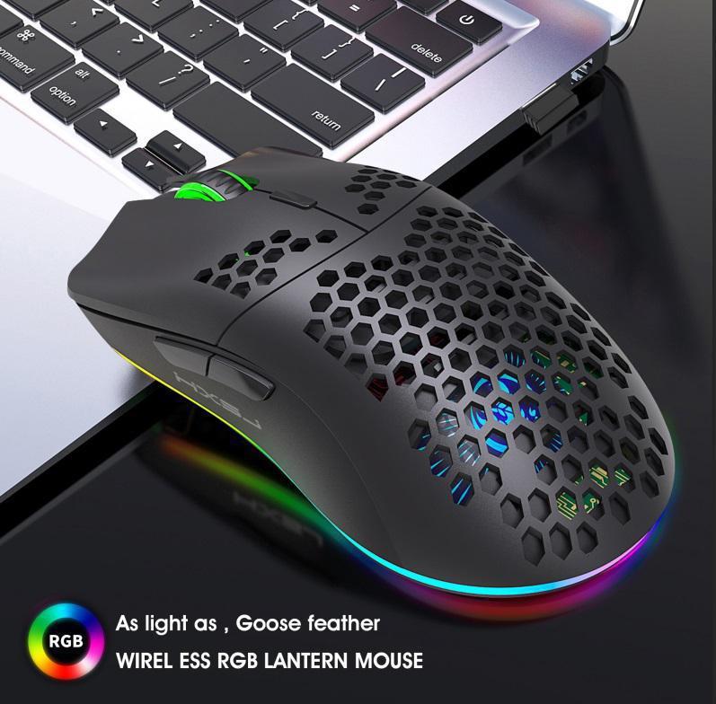 2.4G Wireless Mouse 750mAh Rechargeable RGB Hole Computer Gaming Mouse 6 Keys 800/1600/2400/3600DPI Photoelectric Gamer Mice
2.4G Wireless Mouse 750mAh Rechargeable RGB Hole Computer Gaming Mouse 6 Keys 800/1600/2400/3600DPI Photoelectric Gamer Mice