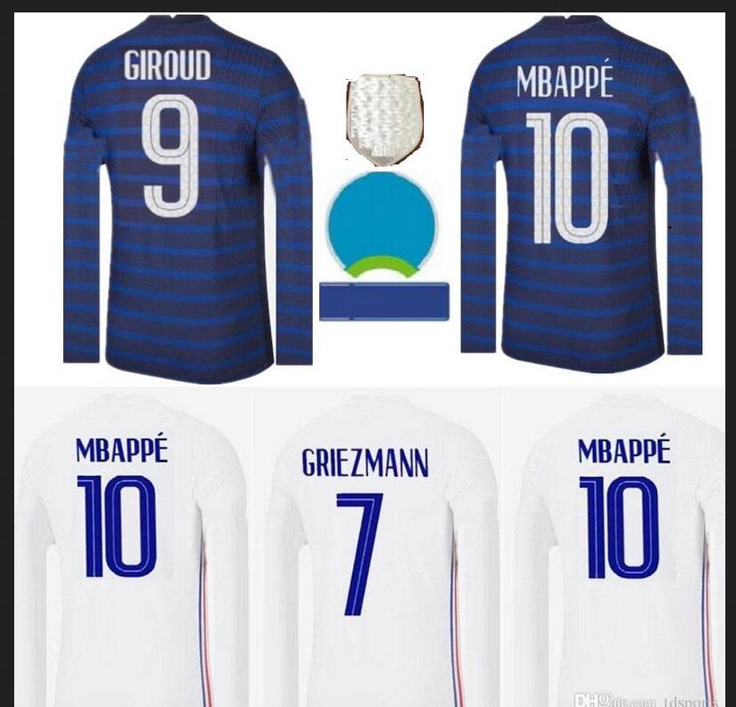 Men Long sleeve France 2021 soccer jersey maillots de football 20 21 BENZEMA MBAPPE GRIEZMANN BENZEMA POGBA, Black;yellow
Men Long sleeve France 2021 soccer jersey maillots de football 20 21 BENZEMA MBAPPE GRIEZMANN BENZEMA POGBA, Black;yellow