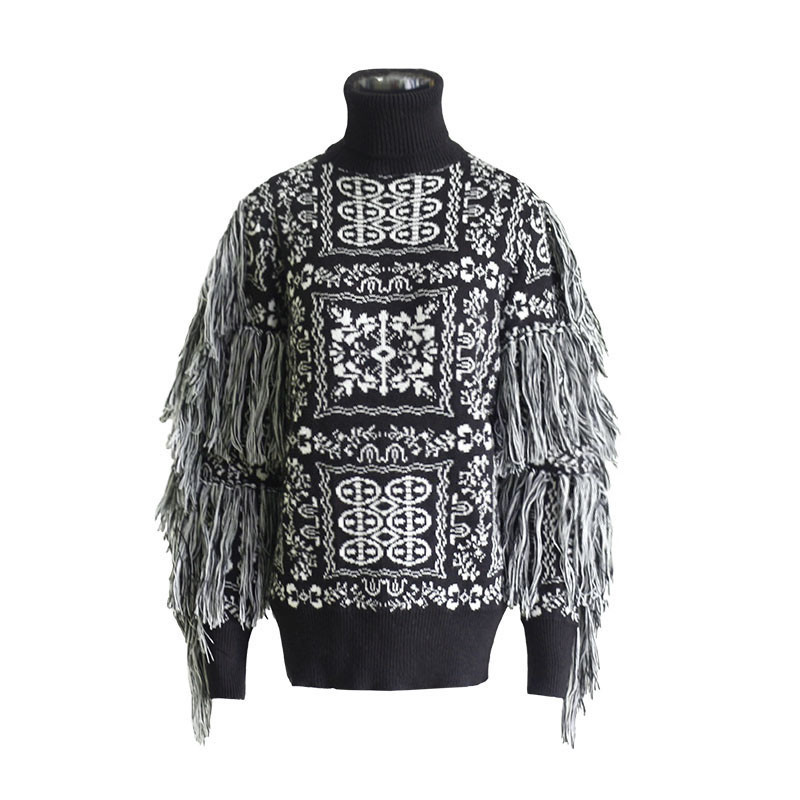 2021 Tasseled Shirts High Fashion Low-fashion Turtlenecks Crocheted Pullovers New Female Pattern Thick Jumpers 4NBD, Red
2021 Tasseled Shirts High Fashion Low-fashion Turtlenecks Crocheted Pullovers New Female Pattern Thick Jumpers 4NBD, Red