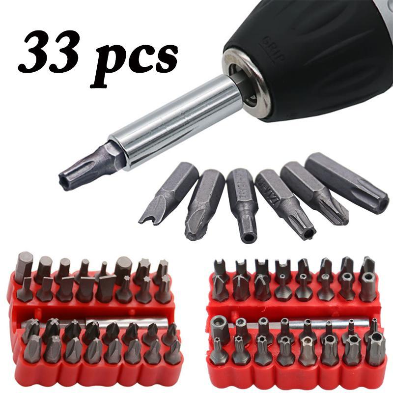 33pcs Security Bit Set with Magnetic Extension Bit Holder Tamper Star Screwdriver Bits Set Quick Release Holder 
33pcs Security Bit Set with Magnetic Extension Bit Holder Tamper Star Screwdriver Bits Set Quick Release Holder