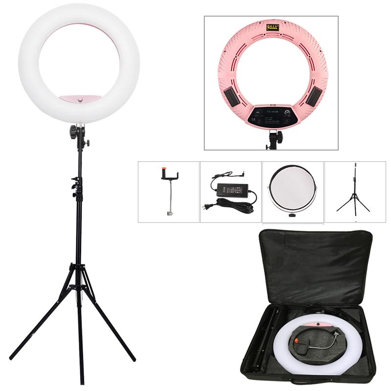 Yidoblo FS-480II 5500K Dimmable Camera Photo/Studio/Phone/Video 18"48W 480 LED Ring Light LED Lamp+ 200cm tripod +Bag Kit
Yidoblo FS-480II 5500K Dimmable Camera Photo/Studio/Phone/Video 18"48W 480 LED Ring Light LED Lamp+ 200cm tripod +Bag Kit