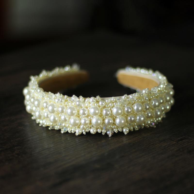 ZK015 Handmade vintage oriental wedding bridal headpiece lots of pearls princess fashion head party hair hoop for bride
ZK015 Handmade vintage oriental wedding bridal headpiece lots of pearls princess fashion head party hair hoop for bride