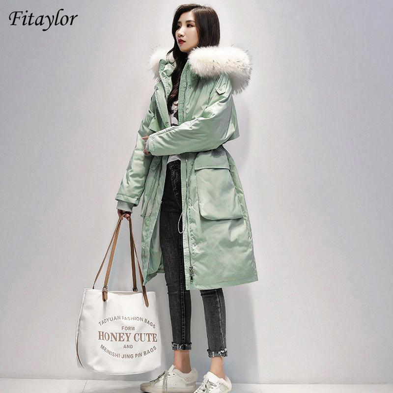Fitaylor 2020 Winter Artificial Fur Hooded Long Jacket Duck Down Coat Big Pocket Parkas Loose Warm Jackets Green Snow Outwear, Beige
Fitaylor 2020 Winter Artificial Fur Hooded Long Jacket Duck Down Coat Big Pocket Parkas Loose Warm Jackets Green Snow Outwear, Beige