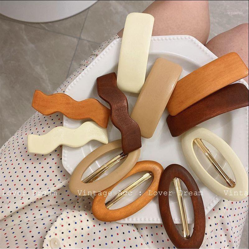 Hair Clips & Barrettes Fashion Retro Geometric Wood Clip INS Color Commuter Accessories Girly Temperament Tide, Golden;silver
Hair Clips & Barrettes Fashion Retro Geometric Wood Clip INS Color Commuter Accessories Girly Temperament Tide, Golden;silver