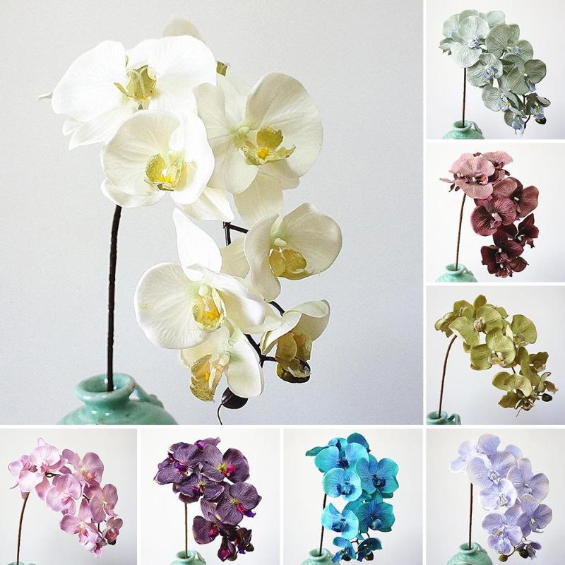 1Pc 10Heads Artificial Flower Butterfly Orchid Lifelike Garden DIY Party Retro style Moth Butterfly Orchids Home Wedding Decor
1Pc 10Heads Artificial Flower Butterfly Orchid Lifelike Garden DIY Party Retro style Moth Butterfly Orchids Home Wedding Decor