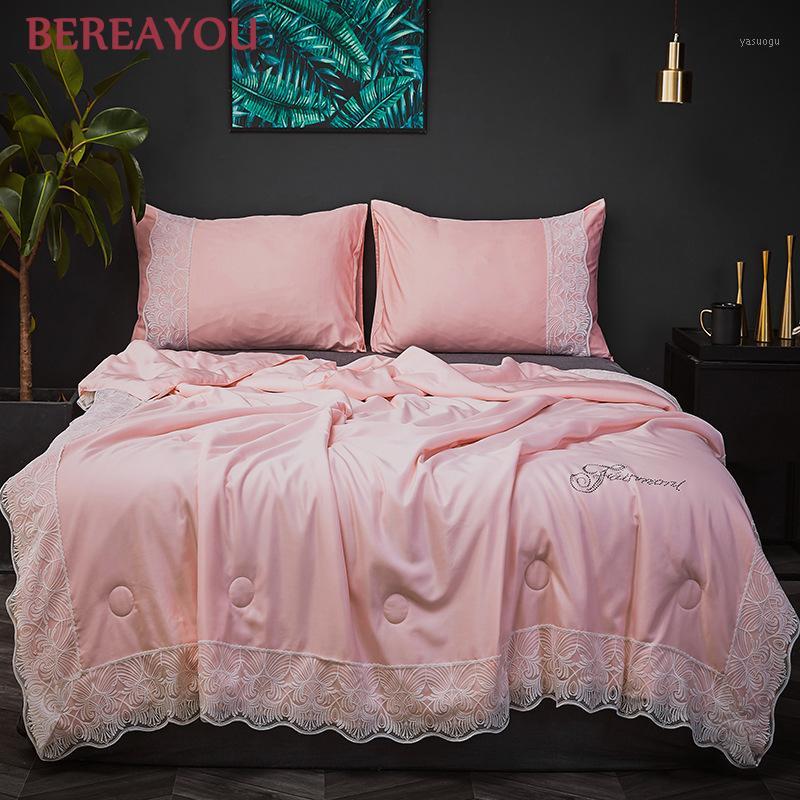 Luxury Tencel Lace Summer Quilts Pink Gray Bed Cover Queen Size Air-Condition Blanket For Boys Double Comforter colchas1, Fabl
Luxury Tencel Lace Summer Quilts Pink Gray Bed Cover Queen Size Air-Condition Blanket For Boys Double Comforter colchas1, Fabl