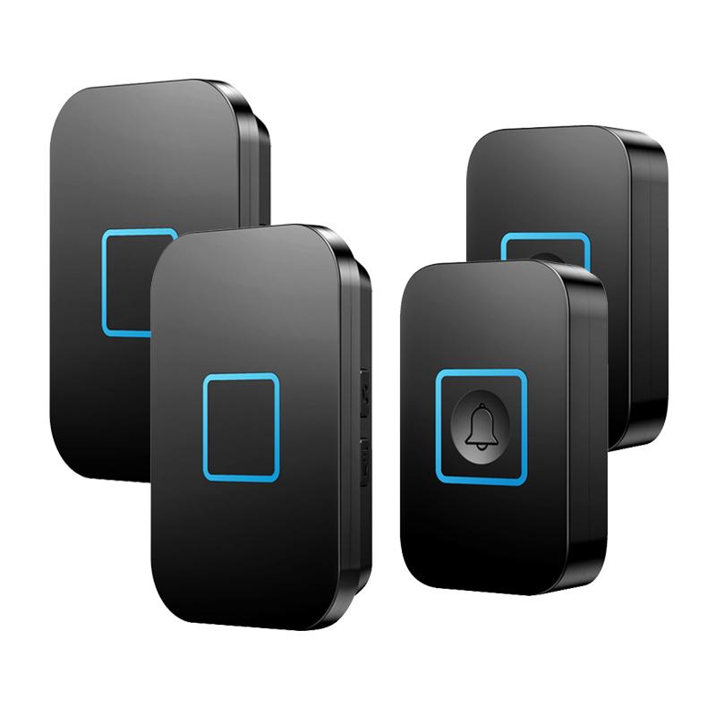 CACAZI Intelligent Wireless Waterproof Doorbell 300M Remote US EU UK Plug LED AC Call Chime Door Electrico Bell
CACAZI Intelligent Wireless Waterproof Doorbell 300M Remote US EU UK Plug LED AC Call Chime Door Electrico Bell