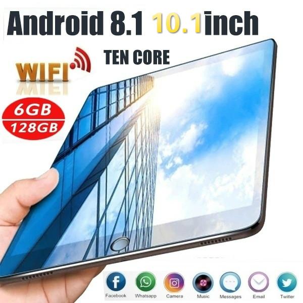2021 Google Tablet 1280*800 IPS Screen 10.1 Inch Ten Core 6G+128G Android 9.0 WiFi Tablet Dual SIM Card 4G WiFi Call, Black
2021 Google Tablet 1280*800 IPS Screen 10.1 Inch Ten Core 6G+128G Android 9.0 WiFi Tablet Dual SIM Card 4G WiFi Call, Black