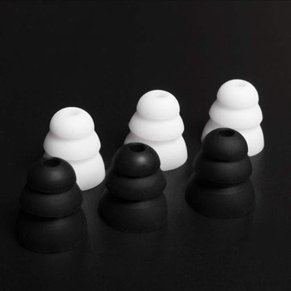 Universal Silicone Earbuds Eartips In-Ear Earphone Case Covers Cap Replacement Earbud Bud Tips Earplug Ear Pads Cushion 6pcs/lot