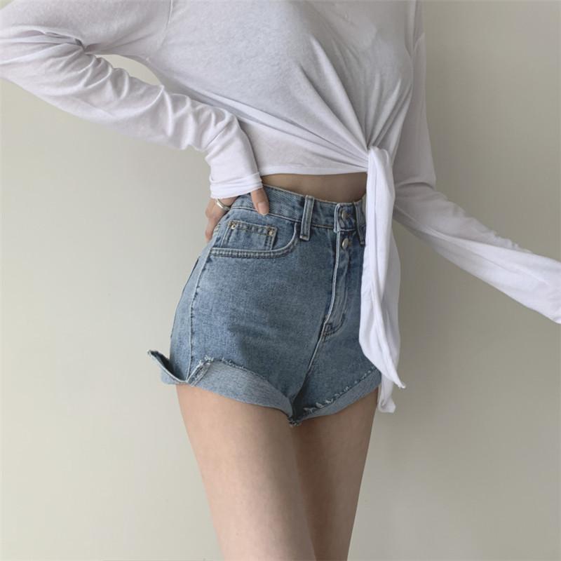 2020 New Arrivals Skinny Denim Shorts for Women Sexy Fashion Chic Button Korean Style Female Pants, Picture color
2020 New Arrivals Skinny Denim Shorts for Women Sexy Fashion Chic Button Korean Style Female Pants, Picture color