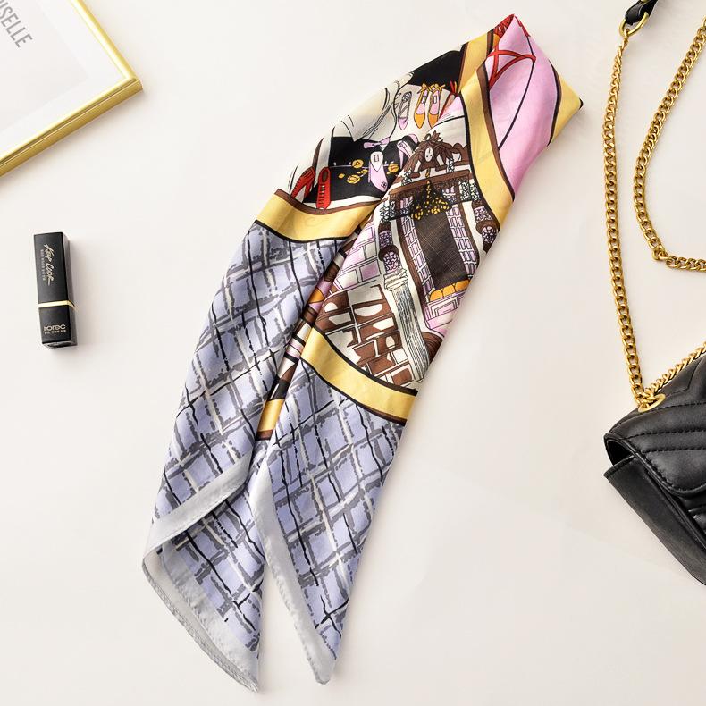 Scarves PHLE Small Silk Scarf Spring And Summer Autumn Fashion Occupation Square Female Decorative
Scarves PHLE Small Silk Scarf Spring And Summer Autumn Fashion Occupation Square Female Decorative