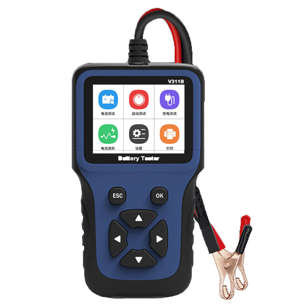 12V Automobile Battery Detector Battery Charger Tester Motorcycle Car Battery Analyzer Test Tool
12V Automobile Battery Detector Battery Charger Tester Motorcycle Car Battery Analyzer Test Tool