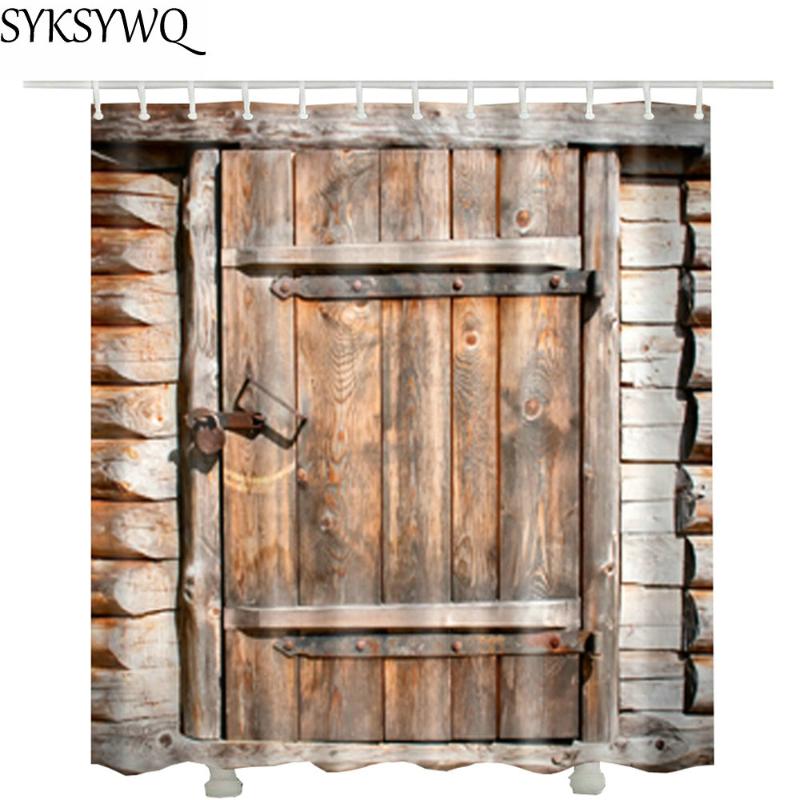 3d Wood Door Farmhouse Decor Luxury Shower Curtain Cortinas Ducha Drop Shipping Waterproof Bath Curtain For Bathroom
3d Wood Door Farmhouse Decor Luxury Shower Curtain Cortinas Ducha Drop Shipping Waterproof Bath Curtain For Bathroom