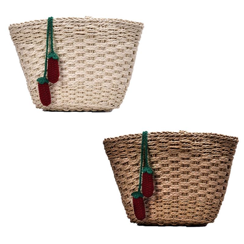 Women Crossbody Shoulder Straw Bag Knitted Rattan Satchel Handbag /Tote/Beach Woven Bucket Bag, Khaki
Women Crossbody Shoulder Straw Bag Knitted Rattan Satchel Handbag /Tote/Beach Woven Bucket Bag, Khaki