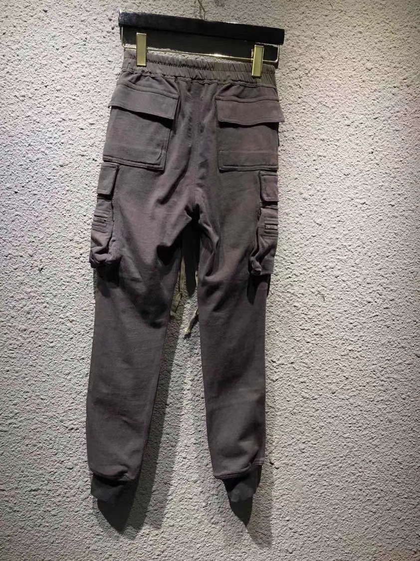 men drop crotch jog cargo sweatpants T200422