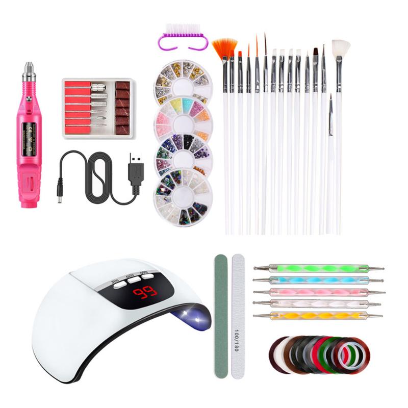 1 Set of Tools Durable Practical Portable Reusable Exquisite Nail Art Tools Set Manicure Kit for Professional Manicurists
1 Set of Tools Durable Practical Portable Reusable Exquisite Nail Art Tools Set Manicure Kit for Professional Manicurists