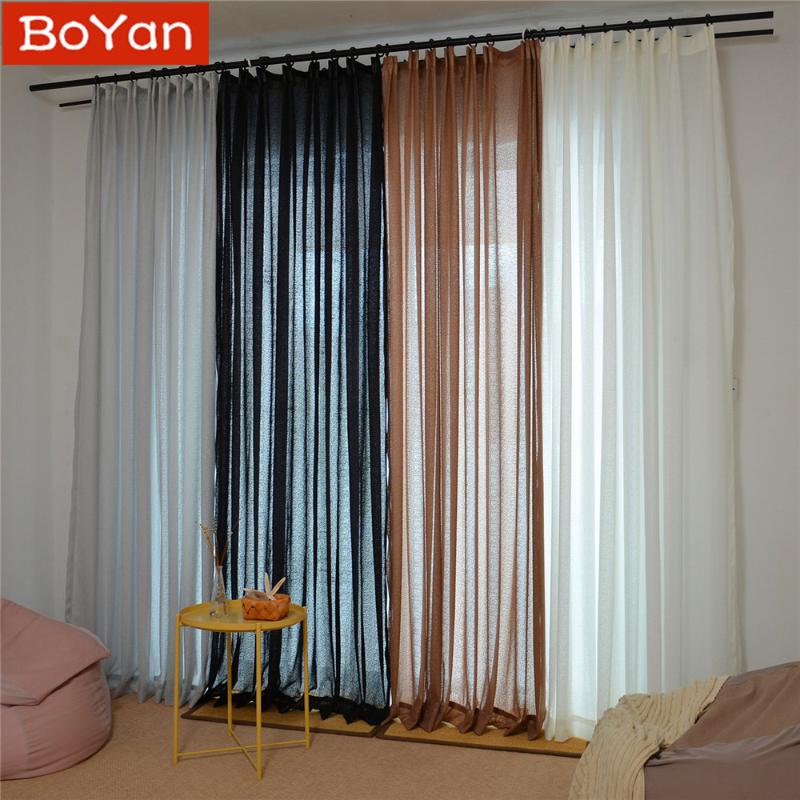 Thicken 4 Colors Elegant Solid Black White Tulle Sheer Curtain for Bedroom Screen Living Room Window Decor Balcony Salon Draps
Thicken 4 Colors Elegant Solid Black White Tulle Sheer Curtain for Bedroom Screen Living Room Window Decor Balcony Salon Draps