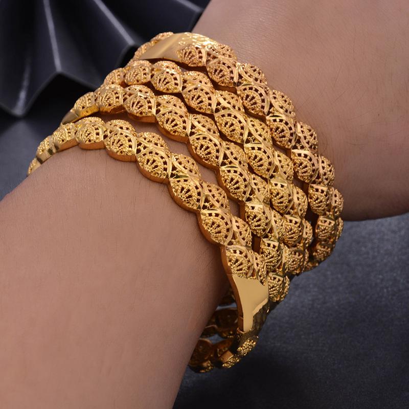 Bangle Wando Bangles 4pcs/lot Gold Color For Women Link Bracelet Africa Bresslate Jewelry Female Gift
Bangle Wando Bangles 4pcs/lot Gold Color For Women Link Bracelet Africa Bresslate Jewelry Female Gift