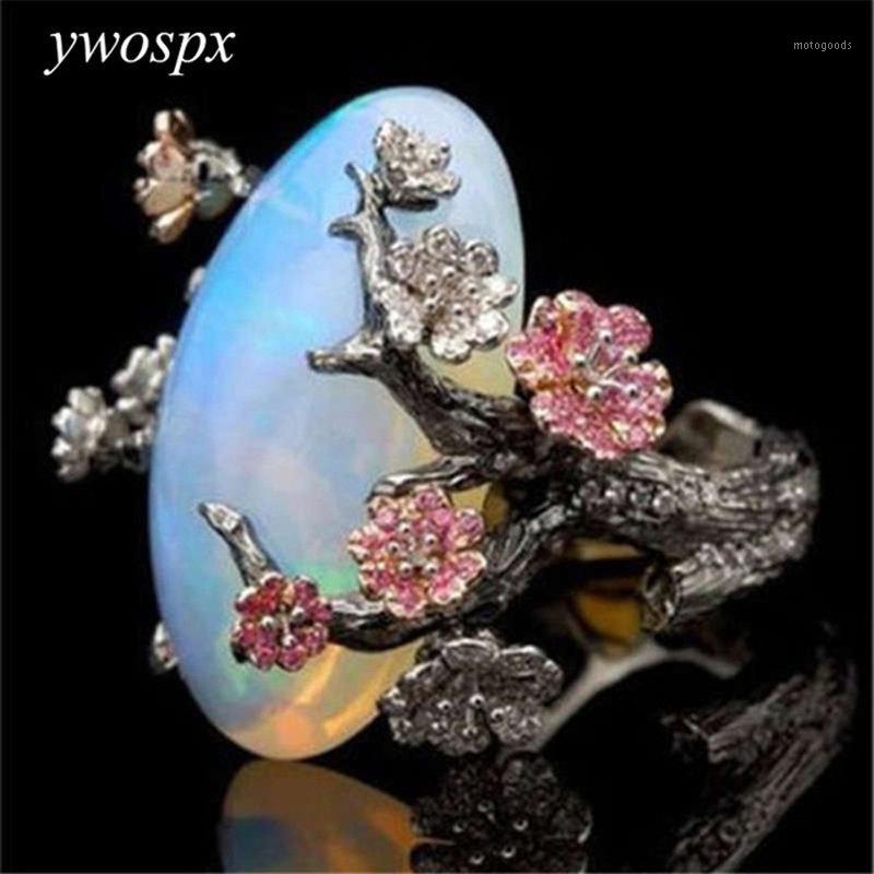 whole saleYWOSPX Vintage Silver Color Ring White Fire Opal Flower Rings For Woman Gifts Wedding Engagement Statement Ring Size 5-11 Y401, Golden;silver
whole saleYWOSPX Vintage Silver Color Ring White Fire Opal Flower Rings For Woman Gifts Wedding Engagement Statement Ring Size 5-11 Y401, Golden;silver