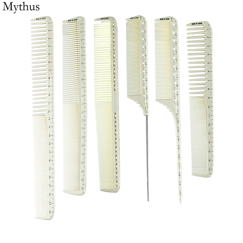 Professional Hairdressing Hair Cutting Comb,6Pcs/Lot White Resin Measuring Comb With Scale,Heat Resistant Hair Cut Comb Sets Y8-6
Professional Hairdressing Hair Cutting Comb,6Pcs/Lot White Resin Measuring Comb With Scale,Heat Resistant Hair Cut Comb Sets Y8-6