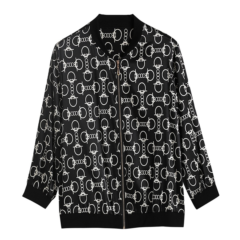 Plue Size 3XL Jackets Women Summer Women's Print Basic Jacket Fashion Thin Outwear Bomber Female Baseball Jacket Women 201112