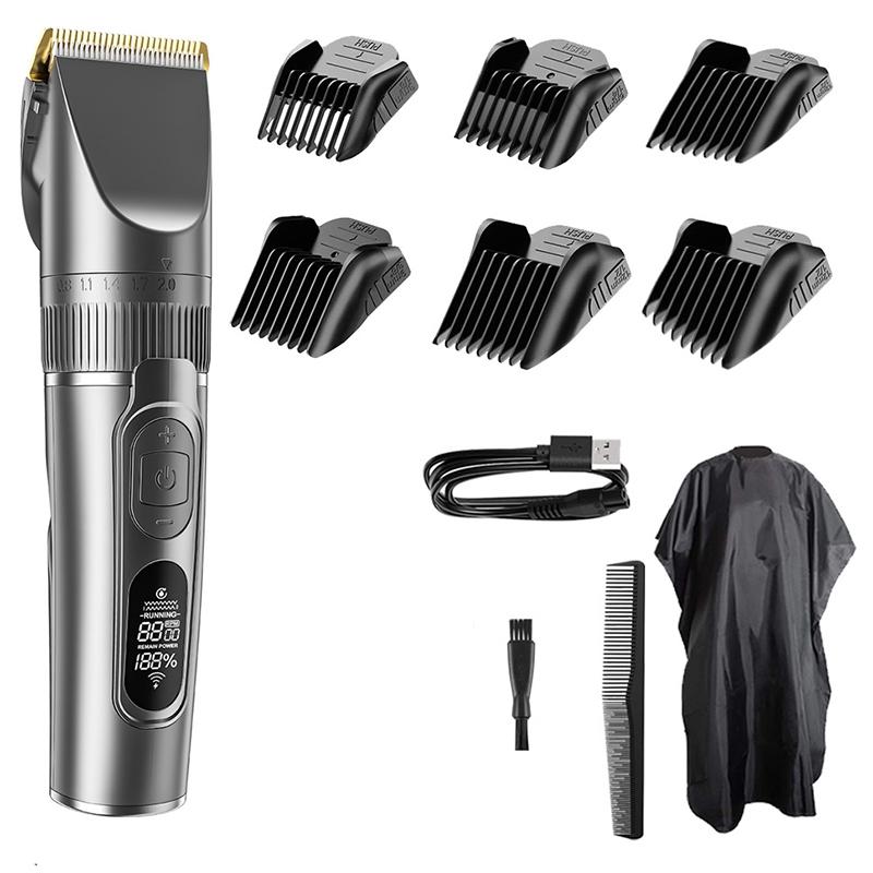 USB Rechargeable Hair Trimmer Electric Cordless Hair Clipper Shaver Trimmer Men Barber Cutting Machine 0Mm Razor
USB Rechargeable Hair Trimmer Electric Cordless Hair Clipper Shaver Trimmer Men Barber Cutting Machine 0Mm Razor
