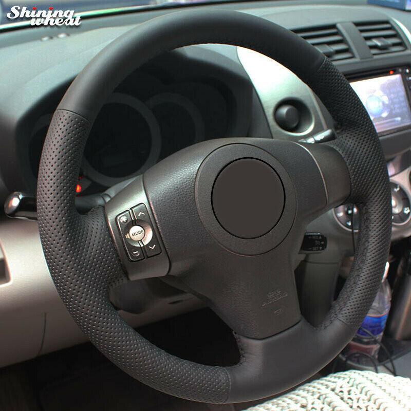 For Toyota Yaris Vios RAV4 2006-2009 DIY Black Genuine Leather Steering Wheel Cover Anti-slip fit all season comfort touch sense
For Toyota Yaris Vios RAV4 2006-2009 DIY Black Genuine Leather Steering Wheel Cover Anti-slip fit all season comfort touch sense