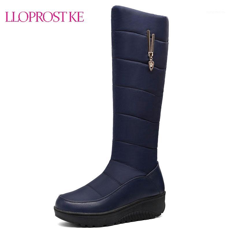 Lloprost ke new arrival snow boots women knee-high boots made of PU leather and down cloths warm legs 2020 winter plush1, Black
Lloprost ke new arrival snow boots women knee-high boots made of PU leather and down cloths warm legs 2020 winter plush1, Black