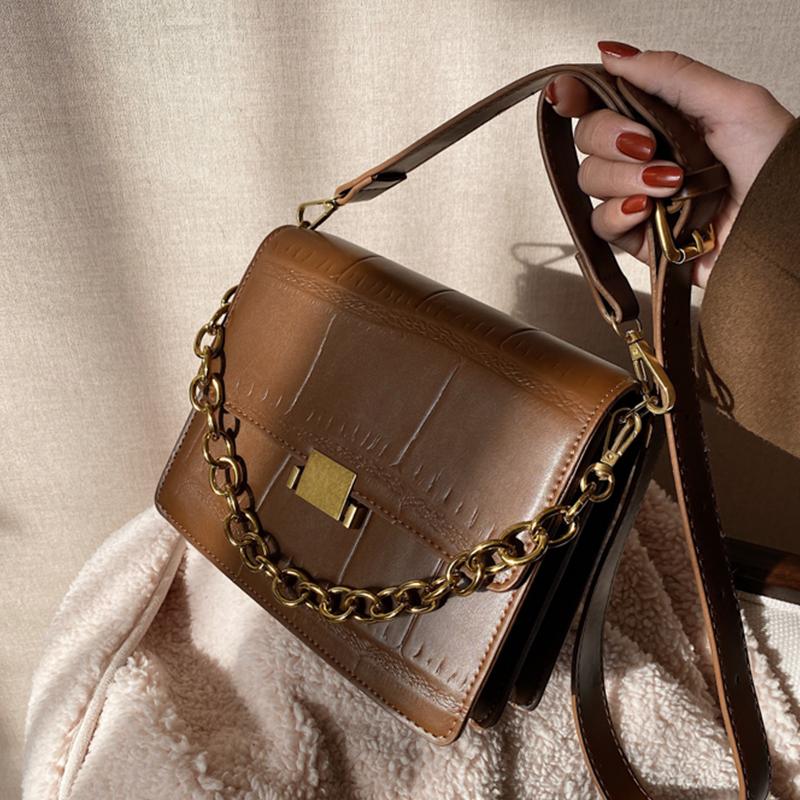 Brand Designer Stone Pattern Women's Shoulder Bag New Chain Tote Bags For Women Handbag High Quality Leather Small Crossbody Bag, Black
Brand Designer Stone Pattern Women's Shoulder Bag New Chain Tote Bags For Women Handbag High Quality Leather Small Crossbody Bag, Black
