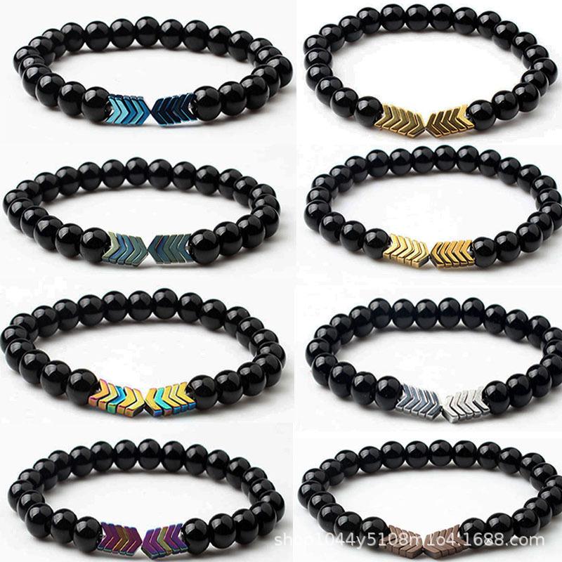 Black Stone Bracelets Essential Oil Diffuser Healing Balance Yoga Magnet Arrow Charm Bracelet
Black Stone Bracelets Essential Oil Diffuser Healing Balance Yoga Magnet Arrow Charm Bracelet