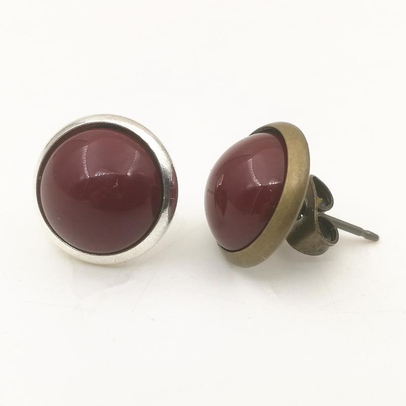 SIXTY TOWFISH 4 Colors Brass Earrings Fashion Jewelry Earrings For Women Gift 10mm Resin Stud
SIXTY TOWFISH 4 Colors Brass Earrings Fashion Jewelry Earrings For Women Gift 10mm Resin Stud