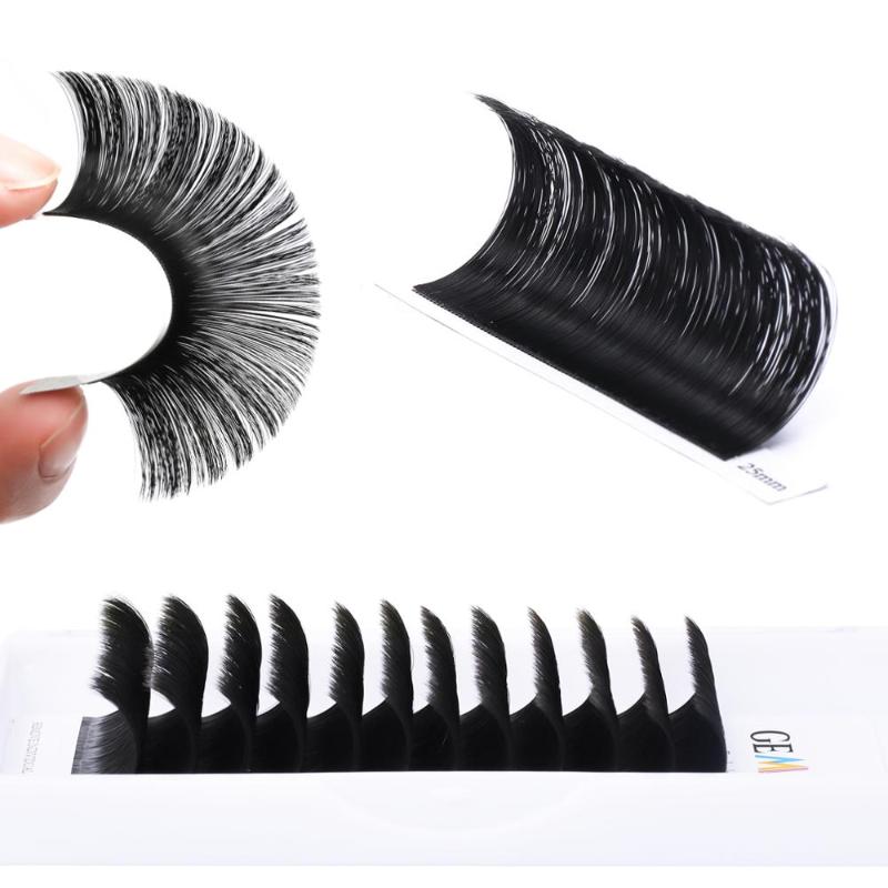 GEMERRY Easy Fan Lashes C/D Curl Volume Fan Eyelash Extensions Mink Eyelashes 20-25mm Mix Length Blooming Lash Russian Eyelash