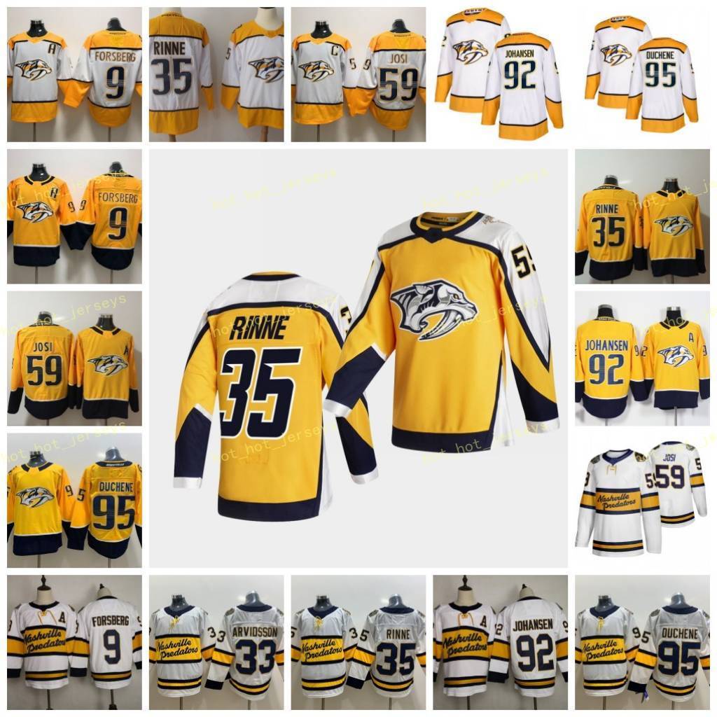 2021 Reverse Retro 35 Pekka Rinne Nashville Predators 95 Matt Duchene 59 Roman Josi 9 Filip Forsberg 92 Ryan Johansen Viktor Arvidsson, As
2021 Reverse Retro 35 Pekka Rinne Nashville Predators 95 Matt Duchene 59 Roman Josi 9 Filip Forsberg 92 Ryan Johansen Viktor Arvidsson, As