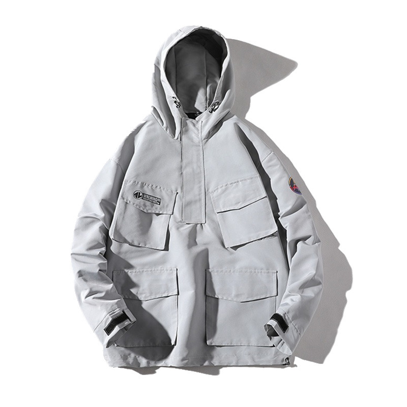 BOLUBAO Hooded Jacket Men Fashion Coat 2019 Spring Autumn Hip Hop Jackets Male Streetwear Casual Solid Color Jacket Coat T200502