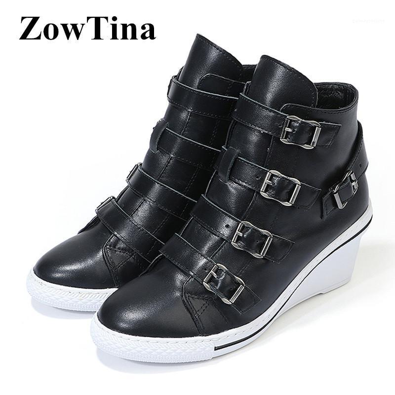 Black Leather Women Ankle Boots Gladiator Buckle Wedge Bootie Fashion Short Bota Feminino Ladies Shoes Botines Mujer Casual Pump1
Black Leather Women Ankle Boots Gladiator Buckle Wedge Bootie Fashion Short Bota Feminino Ladies Shoes Botines Mujer Casual Pump1