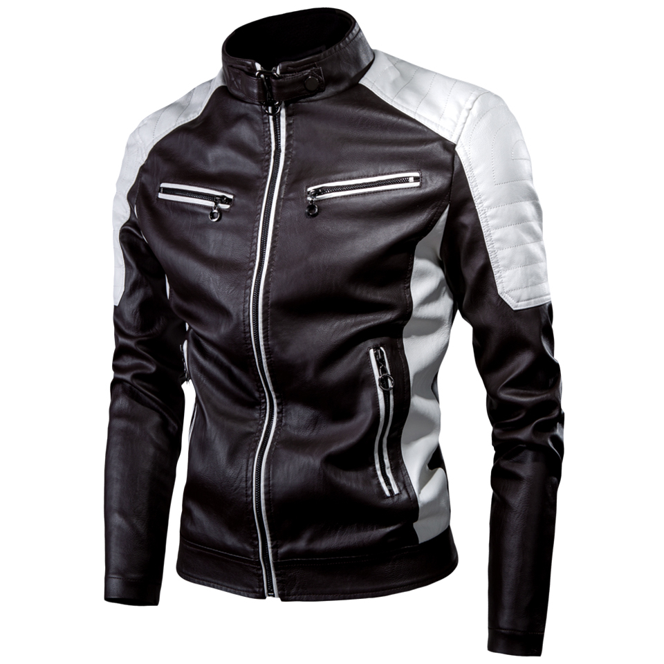 2021 Spring Male Autumn Motor Amended Velour Fashion Motorcyclist of Vintage Hot Leather Jacket 29WP, Black.
2021 Spring Male Autumn Motor Amended Velour Fashion Motorcyclist of Vintage Hot Leather Jacket 29WP, Black.