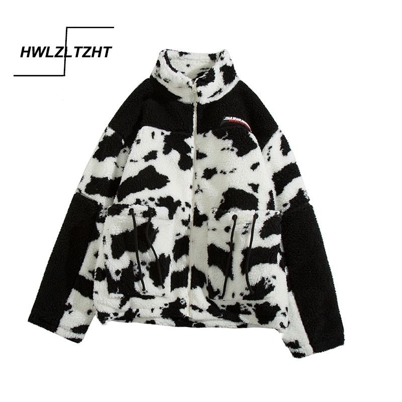 HWLZLTZHT Lambswool Coats For Women Cow Print Jacket Streetwear Zipper Casual Warm Autumn Winter 2020 Harajuku Coat Female 201124, As pictuer
HWLZLTZHT Lambswool Coats For Women Cow Print Jacket Streetwear Zipper Casual Warm Autumn Winter 2020 Harajuku Coat Female 201124, As pictuer