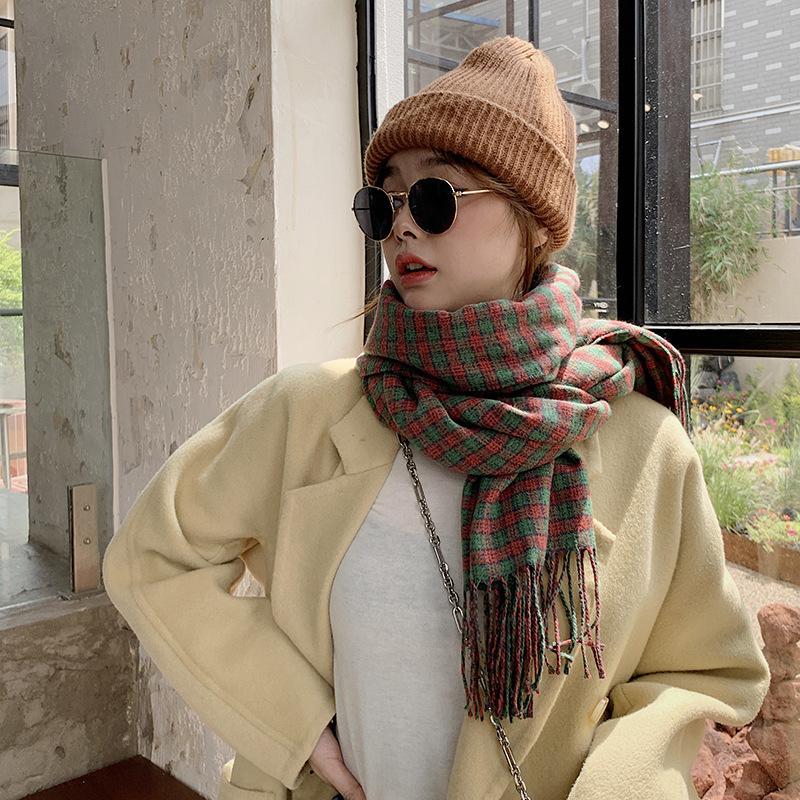 Scarves Arrival Fashion Autumn Winter Plaid Long Scarf Women Warm High Quality Elegant Cute Fresh Vintage Comfortable Tassel Shawl
Scarves Arrival Fashion Autumn Winter Plaid Long Scarf Women Warm High Quality Elegant Cute Fresh Vintage Comfortable Tassel Shawl