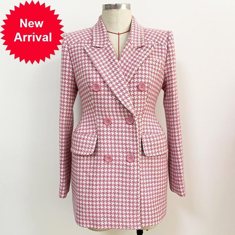 Autumn 2021 New New Pink Trend Thousand Birds Check Coats Elegant Lady Fine Outwear Manga Designer Wool Coat YHXR, Short
Autumn 2021 New New Pink Trend Thousand Birds Check Coats Elegant Lady Fine Outwear Manga Designer Wool Coat YHXR, Short
