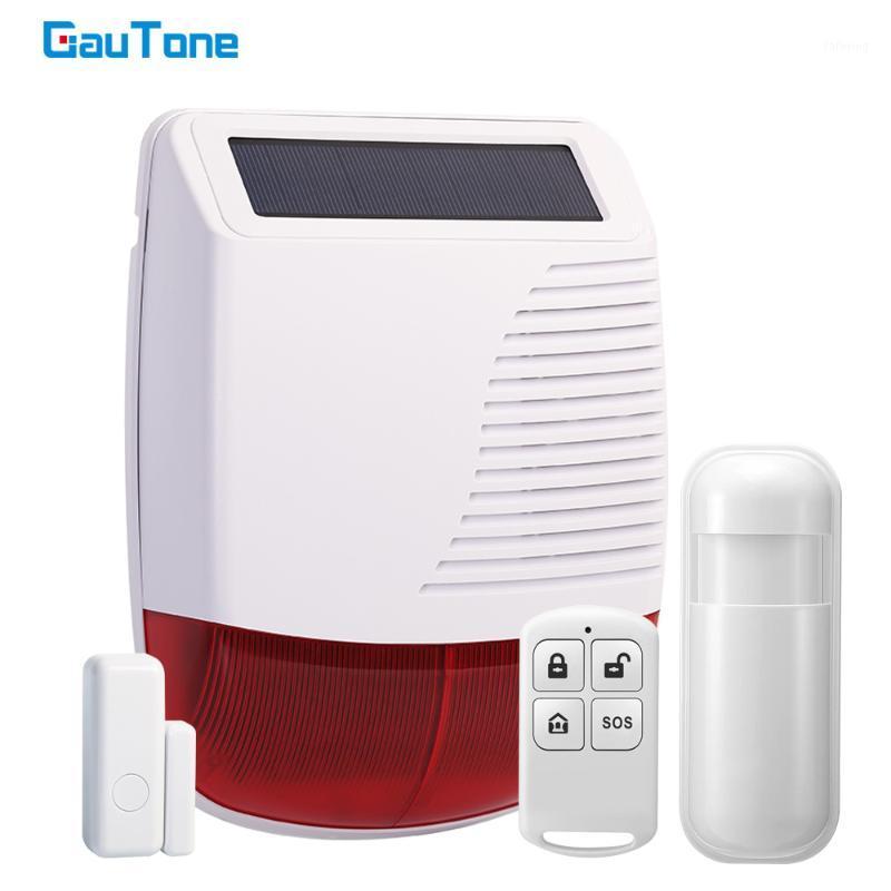 GauTone Wireless Outdoor Solar Siren Powered Strobe Sound Flash Waterproof Alarm Siren for 433MHz Wifi GSM Alarm System1
GauTone Wireless Outdoor Solar Siren Powered Strobe Sound Flash Waterproof Alarm Siren for 433MHz Wifi GSM Alarm System1