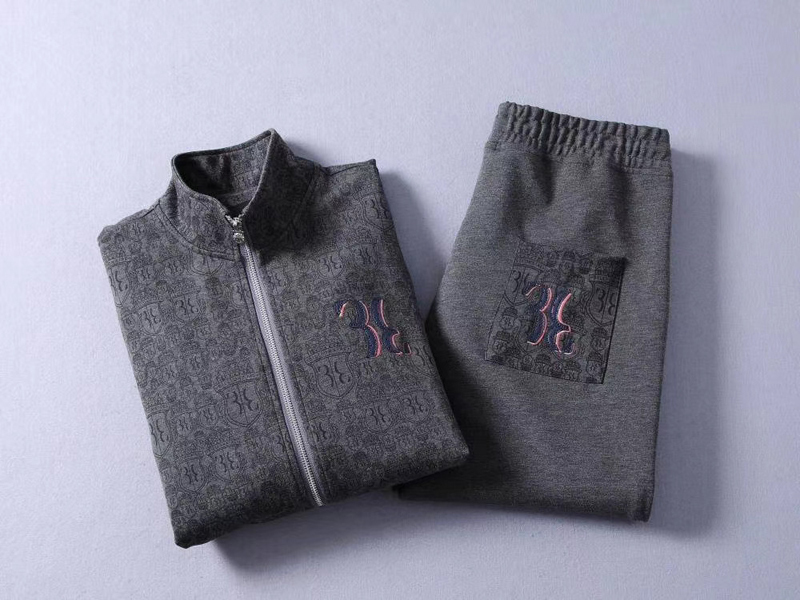BILLIONAIRE Sportswear winter Cardigan set men new fashion Casual zipper cotton Comfortable embroidery M-3XL 201124