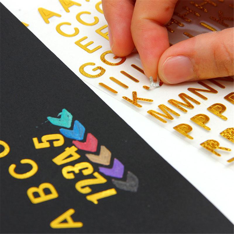 1Sheet Creative Self-adhesive Stickers DIY Photo Gold Letters Decoration For Scrapbooking/Card Making/Journaling Project
1Sheet Creative Self-adhesive Stickers DIY Photo Gold Letters Decoration For Scrapbooking/Card Making/Journaling Project