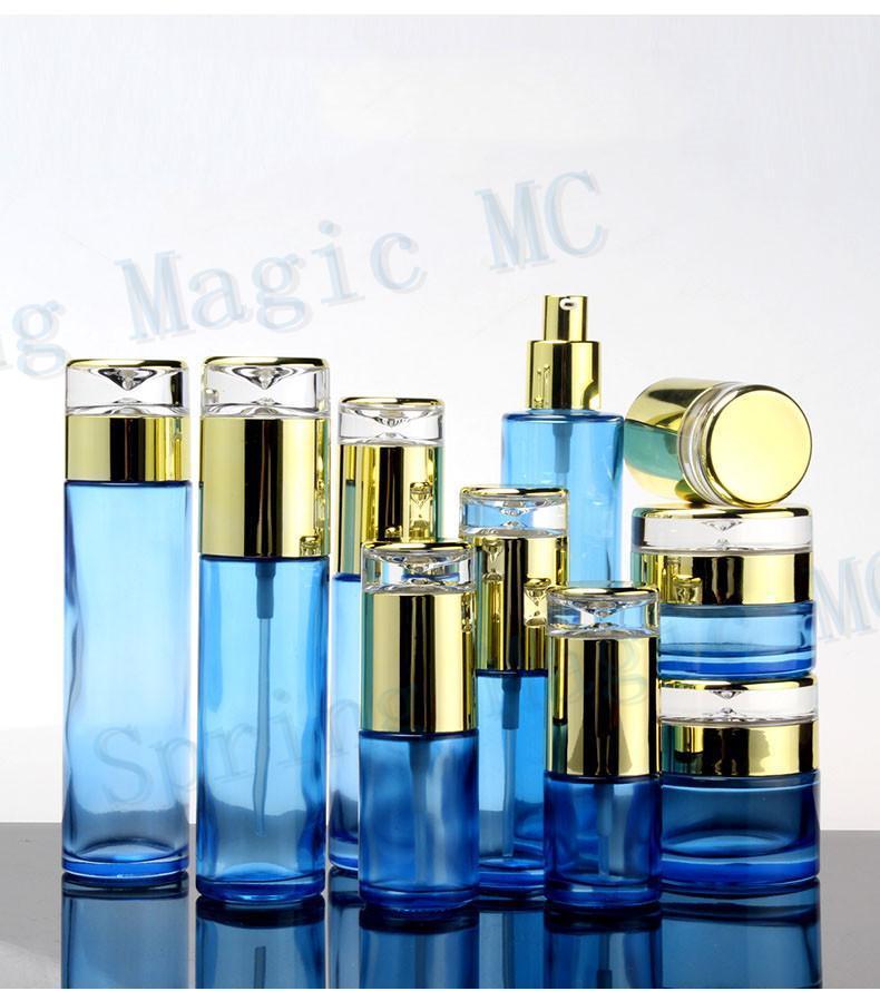 40ML Blue/Green/Frosted Glass Bottle With Gold Pump/Sprayer 24K Gold Lid,40g Skin Care Container,Perfume/Lotion/Foundation Vials1
40ML Blue/Green/Frosted Glass Bottle With Gold Pump/Sprayer 24K Gold Lid,40g Skin Care Container,Perfume/Lotion/Foundation Vials1