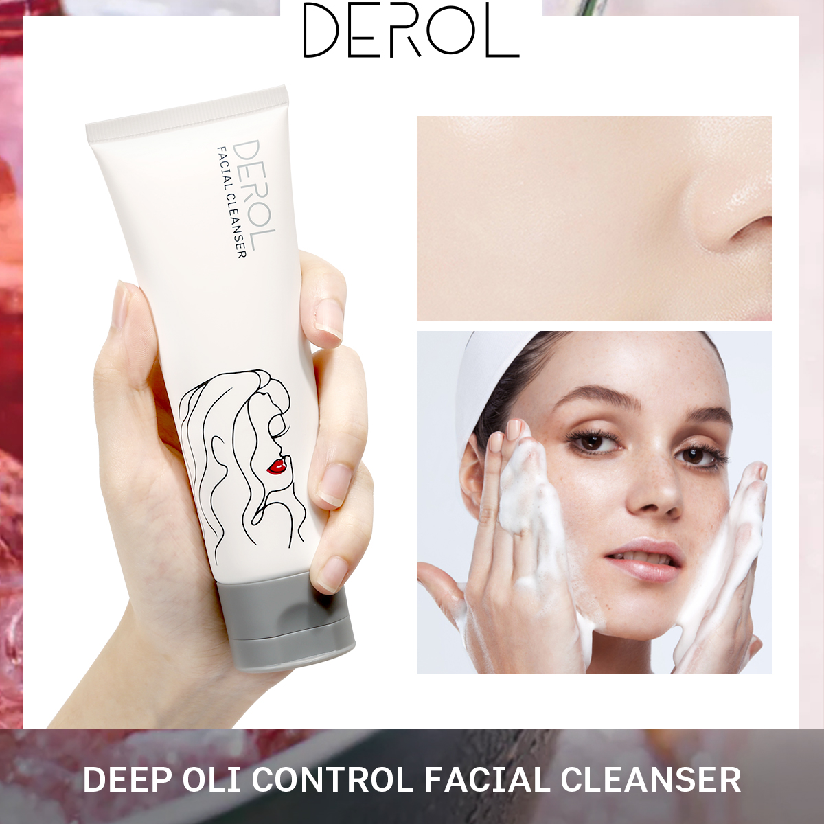 DEROL Deep Cleansing Exfoliating Peeling Gel Facial Cleanser Deep Exfoliator Gel Scrub Smooth Moisturizing Skin Care Cleaner 0264
DEROL Deep Cleansing Exfoliating Peeling Gel Facial Cleanser Deep Exfoliator Gel Scrub Smooth Moisturizing Skin Care Cleaner 0264