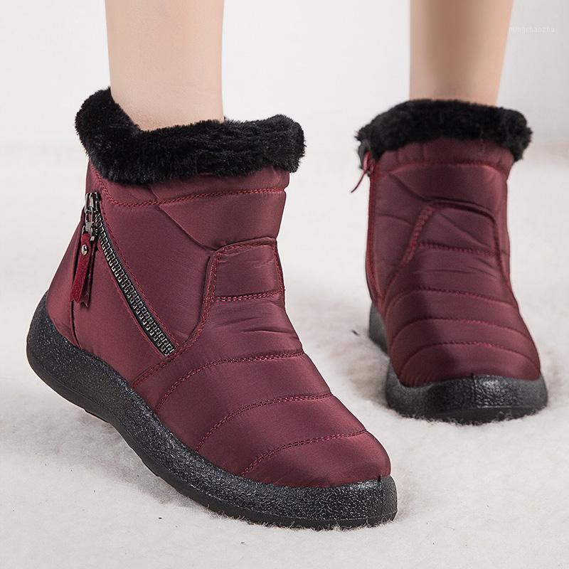Women Boots Super Warm Ankle Boots Shoes Woman Plus Size Waterproof Winter Non-slip Flat Snow Botas Mujer Winter Footwear1, Red
Women Boots Super Warm Ankle Boots Shoes Woman Plus Size Waterproof Winter Non-slip Flat Snow Botas Mujer Winter Footwear1, Red