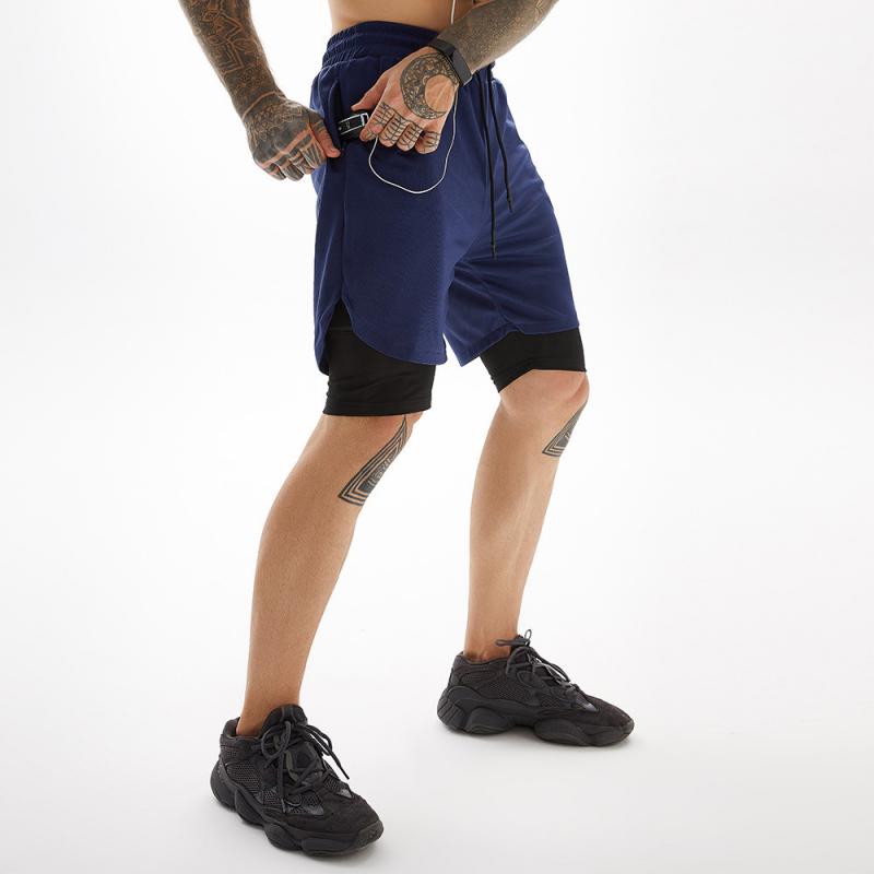 double-deck Quick Drying Sports men Shorts Jogging Gym Shorts men NEW Men's Running 2 in 1 Sports Fitness, 1 pcs blue
double-deck Quick Drying Sports men Shorts Jogging Gym Shorts men NEW Men's Running 2 in 1 Sports Fitness, 1 pcs blue