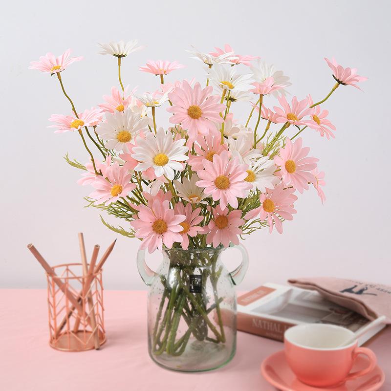 5 Head Dutch Chrysanthemum Model Little Daisy Calliopsis Home Wedding Photographic Prop Decoration Imitation Flowers, Wine red one
5 Head Dutch Chrysanthemum Model Little Daisy Calliopsis Home Wedding Photographic Prop Decoration Imitation Flowers, Wine red one