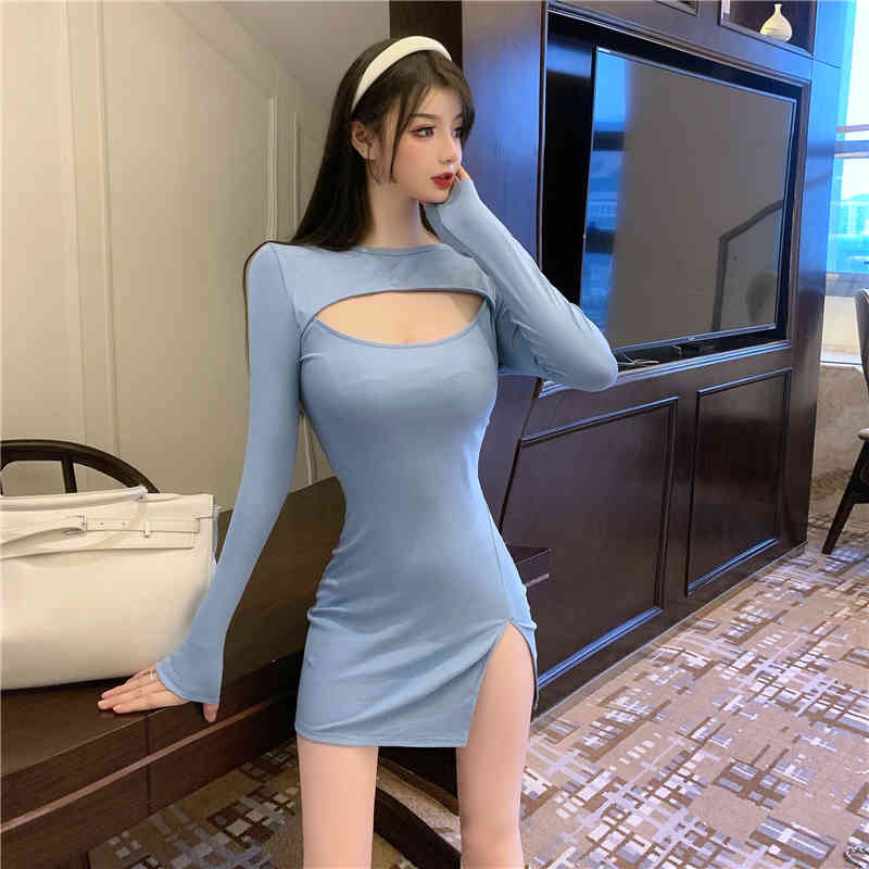 Hollow Out Long Sleeve O-neck Korea Women Night Club Party Dresses Skinny Slim Fit Elegant Ladies Bodycon Casual Mini Dress, Black;gray
Hollow Out Long Sleeve O-neck Korea Women Night Club Party Dresses Skinny Slim Fit Elegant Ladies Bodycon Casual Mini Dress, Black;gray